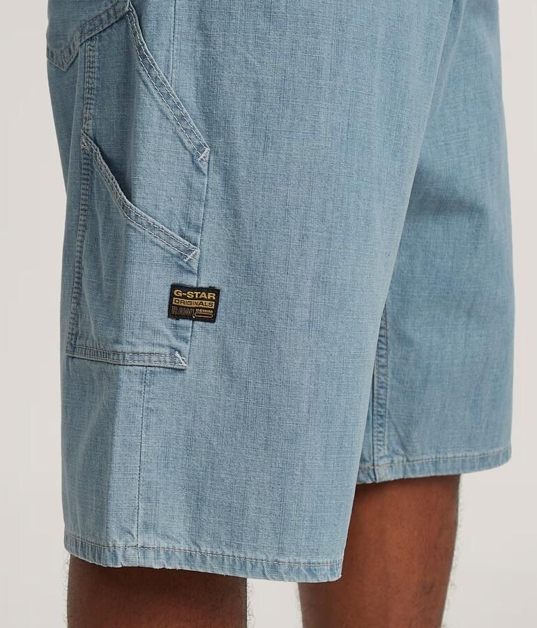 G-Star RAW Bam Logger Short Lichtblauw Heren - Foto 4