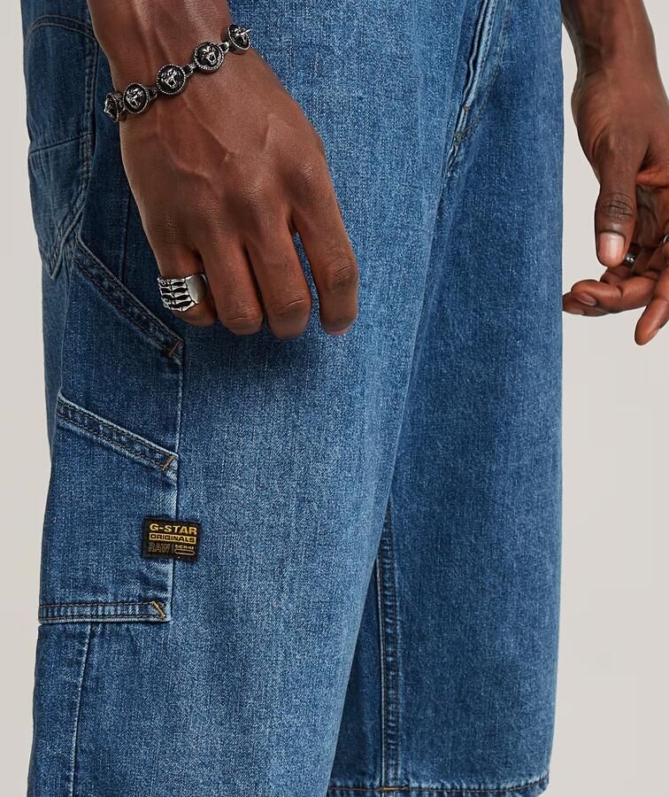 G-Star RAW Bam Logger Short Midden blauw Heren - Foto 4