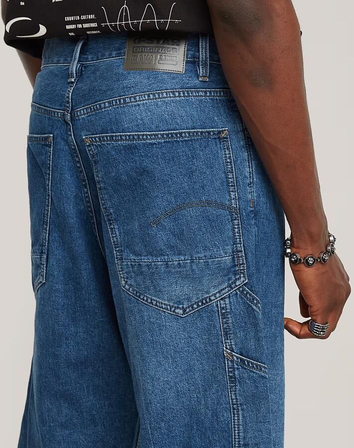 G-Star RAW Bam Logger Short Midden blauw Heren - Foto 6