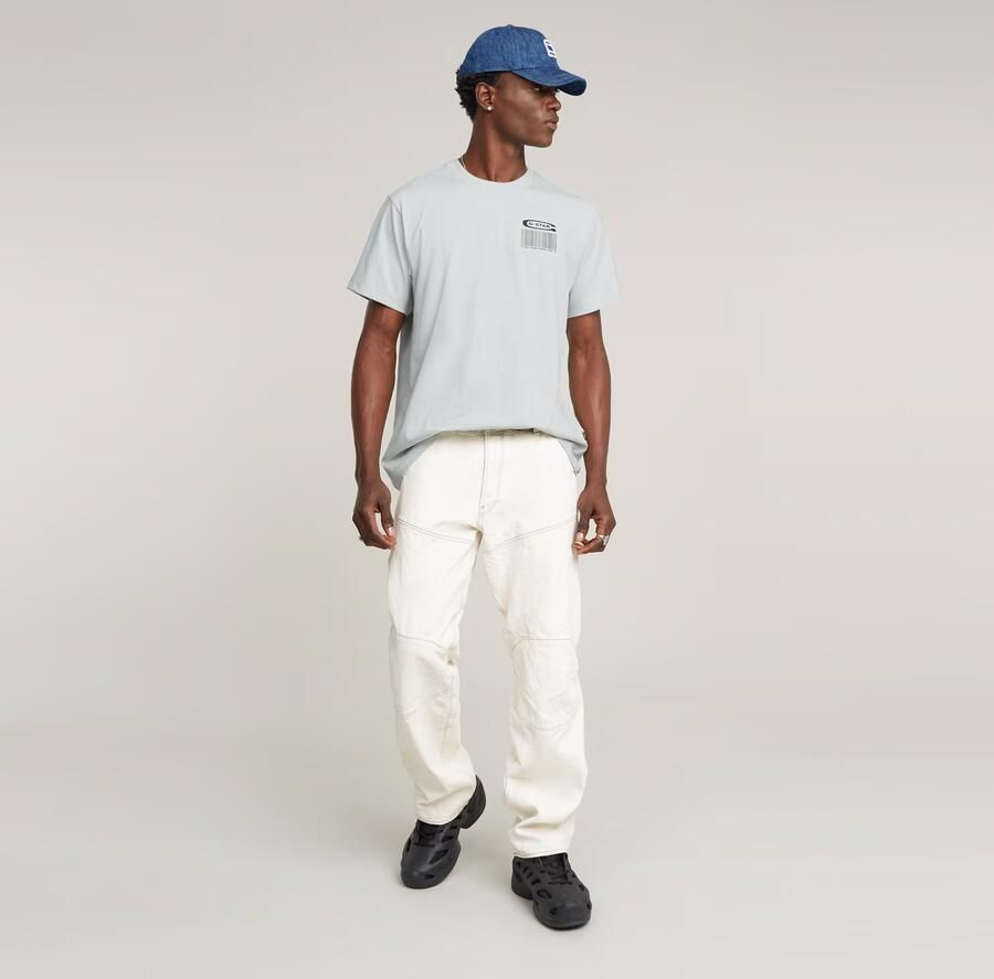 G-Star RAW Barcode Back Graphic Loose T-Shirt Grijs Heren - Foto 7