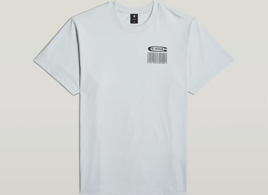G-Star RAW Barcode Back Graphic Loose T-Shirt Grijs Heren - Foto 8
