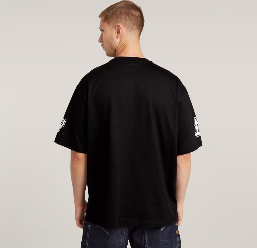 G-Star RAW Barcode Boxy T-Shirt Zwart Heren - Foto 5
