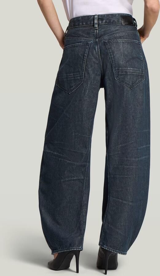 G-Star RAW Barrel Loose Jeans Donkerblauw Dames - Foto 5