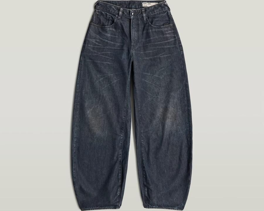 G-Star RAW Barrel Loose Jeans Donkerblauw Dames - Foto 4
