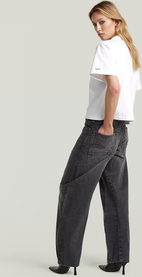 G-Star RAW Barrel Loose Jeans Grijs Dames - Foto 6