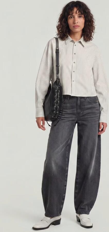 G-Star RAW Barrel Loose Jeans Grijs Dames - Foto 6