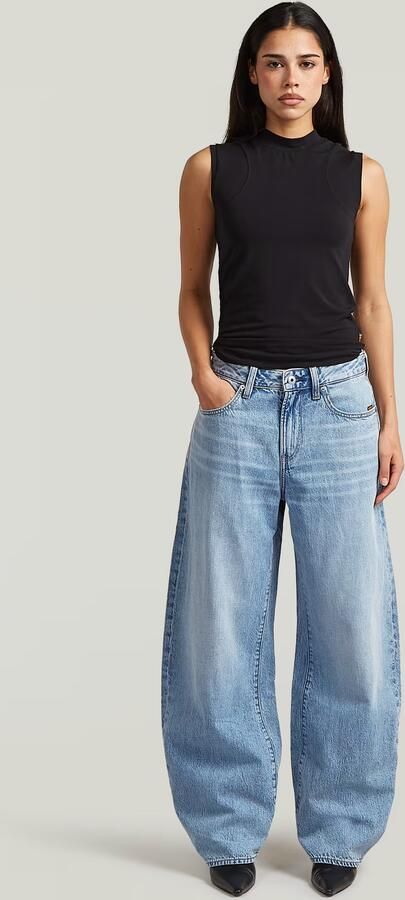 G-Star RAW Barrel Loose Jeans Lichtblauw Dames - Foto 6