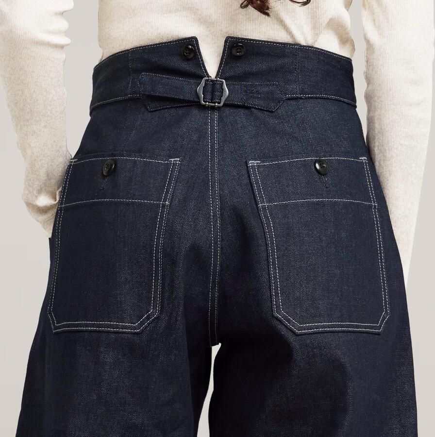 G-Star RAW Barrel Utility High Loose Jeans Donkerblauw Dames - Foto 5