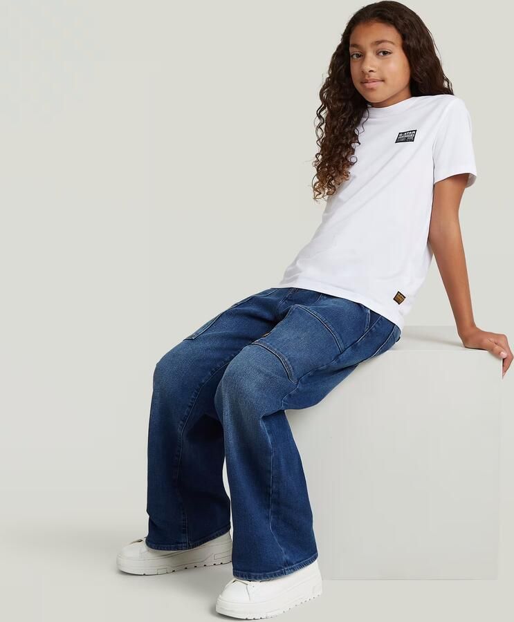 G-Star RAW Barrel Utility High Loose Jeans voor meisjes Midden blauw meisjes - Foto 3