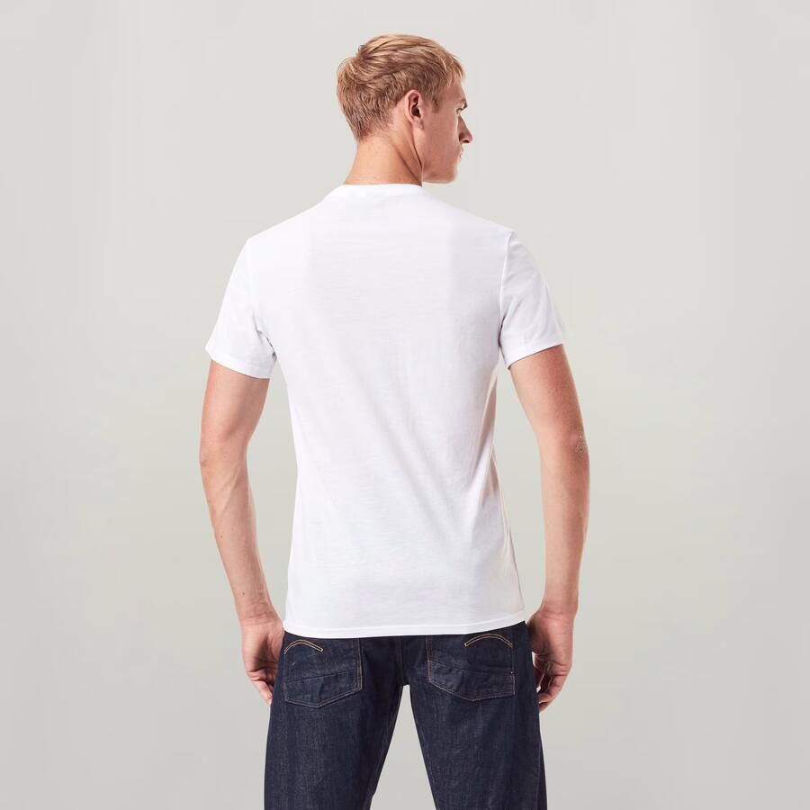 G-Star RAW Shirt met V-hals Base htr v t s s 2-pack (2-delig Set van 2) - Foto 2