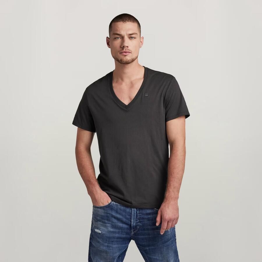 G-Star RAW Shirt met V-hals Base htr v t s s 2-pack (2-delig Set van 2) - Foto 7