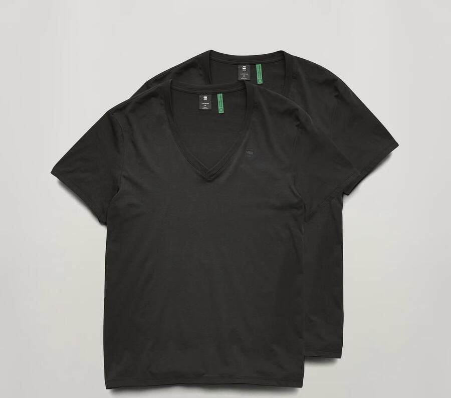 G-Star RAW Shirt met V-hals Base htr v t s s 2-pack (2-delig Set van 2) - Foto 6