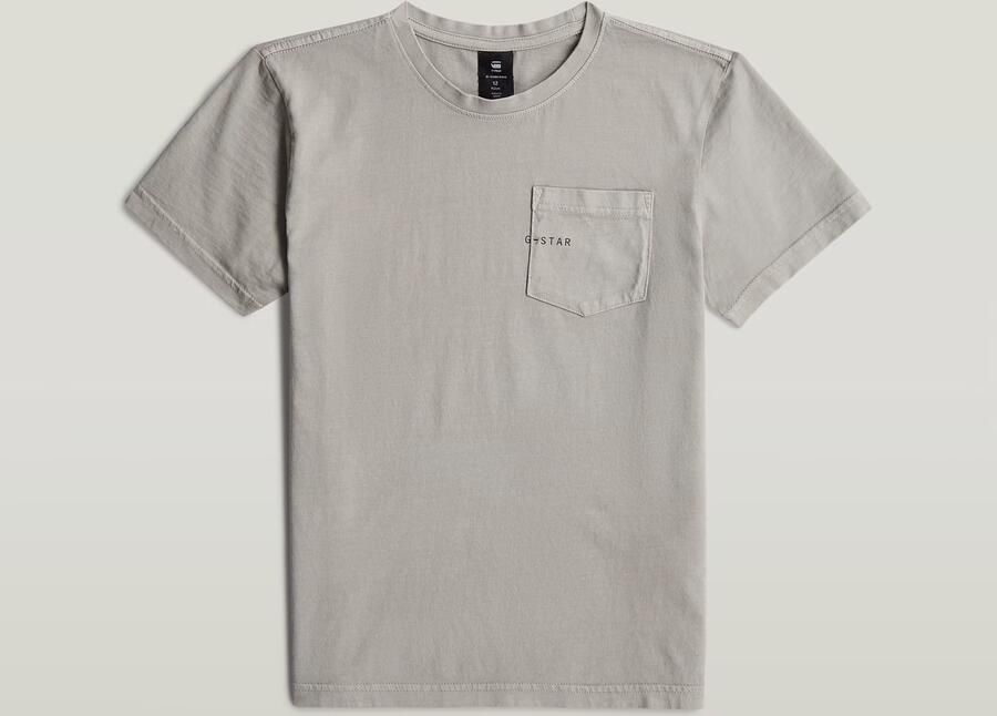 G-Star RAW Base Pocket T-Shirt voor jongens Grijs jongens - Foto 3