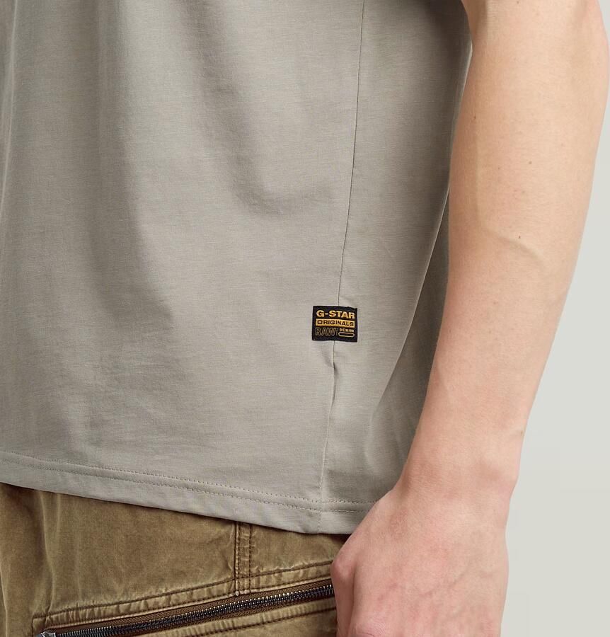 G-Star RAW Base-S T-shirt Beige Heren - Foto 2