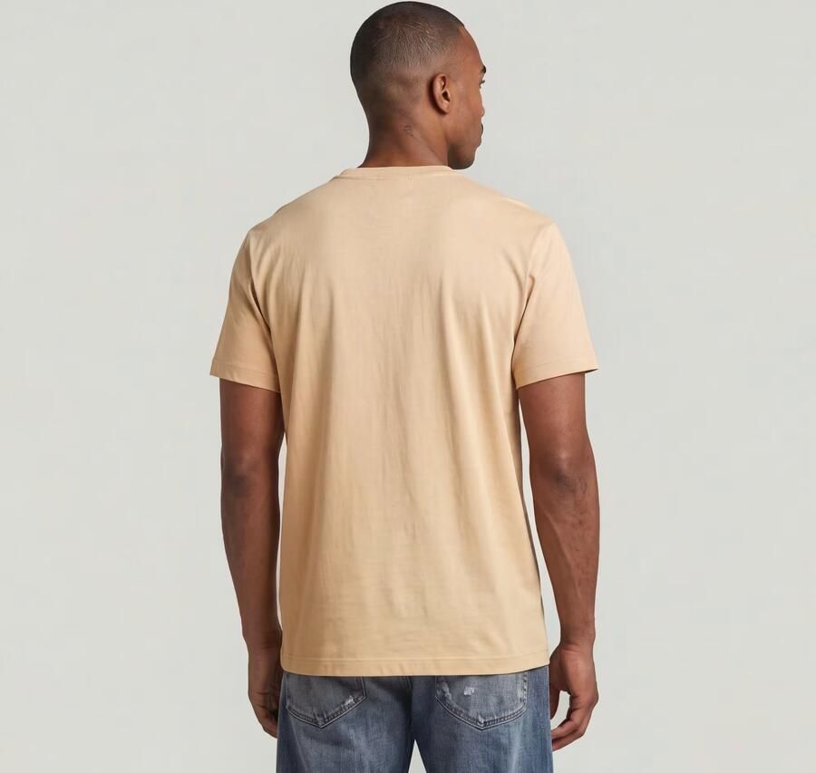 G-Star RAW Base-S T-Shirt Beige Heren - Foto 3