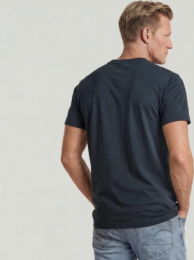 G-Star RAW Base-S T-Shirt Donkerblauw Heren - Foto 6