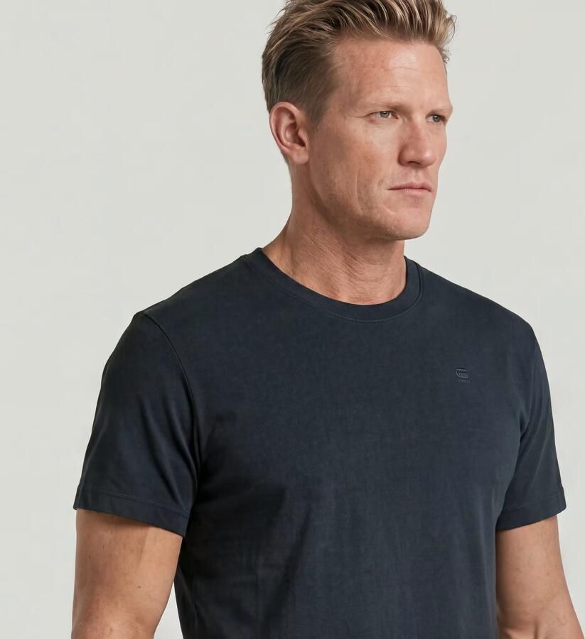 G-Star RAW Base-S T-Shirt Donkerblauw Heren - Foto 5