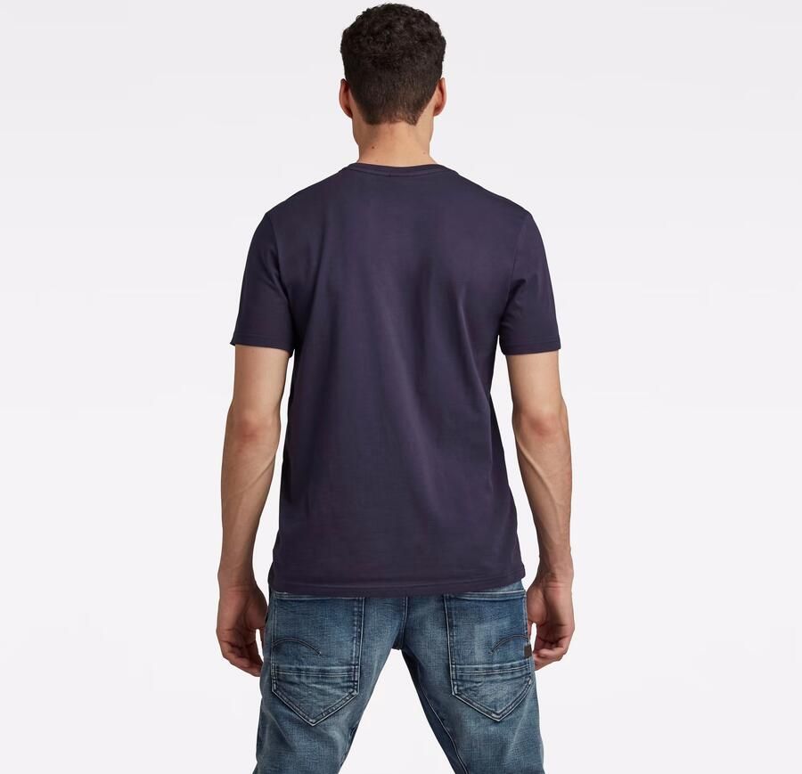 G-Star Raw T-shirt D16411 336 CASE-S R T-6067 SARTHO BLUE - Foto 10