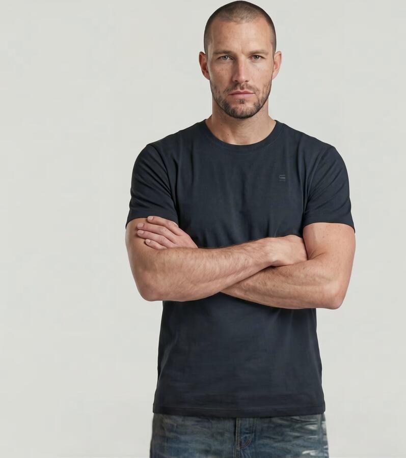 G-Star RAW Base-S T-Shirt Donkerblauw Heren - Foto 7