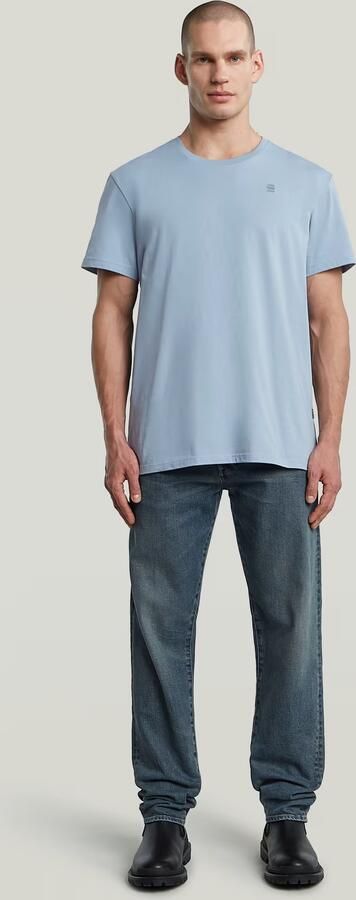 G-Star RAW Base-S T-shirt Lichtblauw Heren - Foto 6