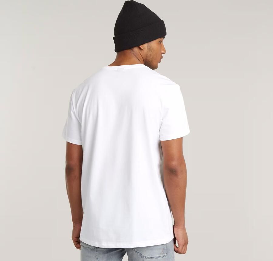 G-Star Raw T-shirt D16411 336 CASE-S R T-110 WHITE - Foto 6