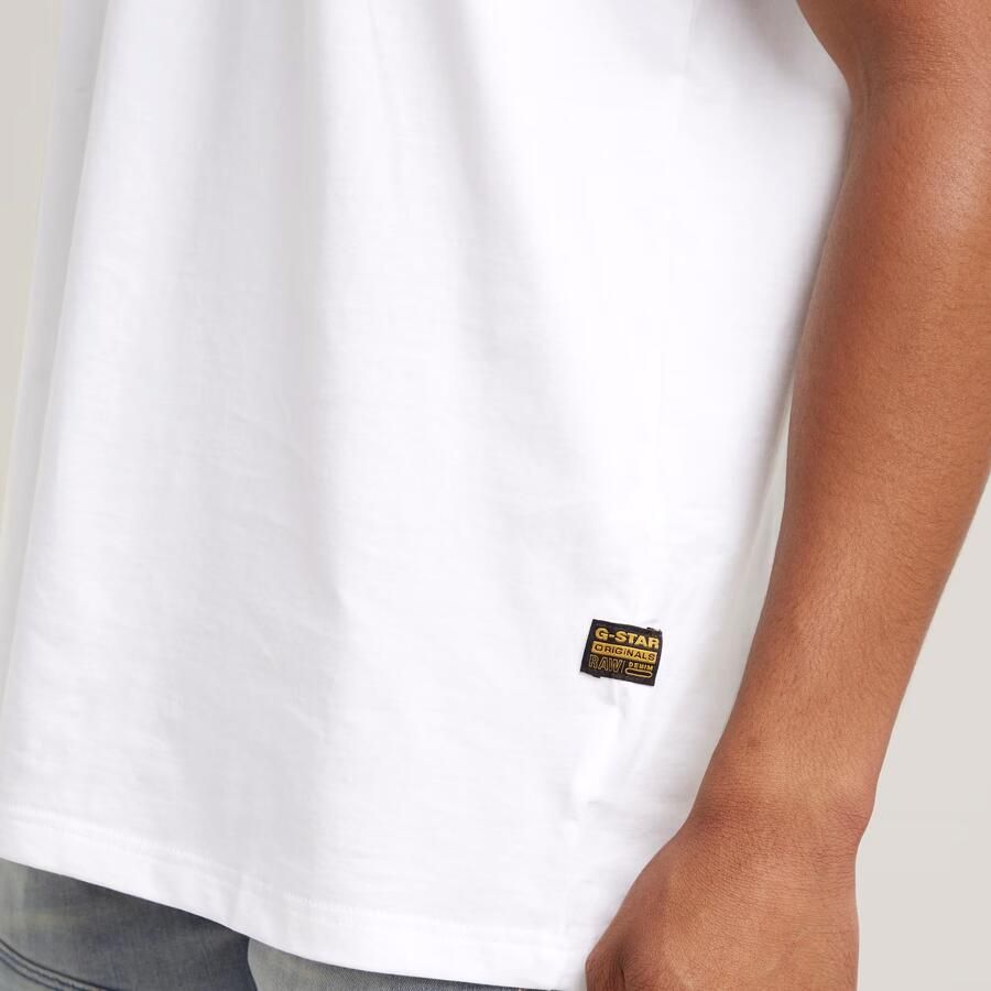 G-Star Raw T-shirt D16411 336 CASE-S R T-110 WHITE - Foto 4