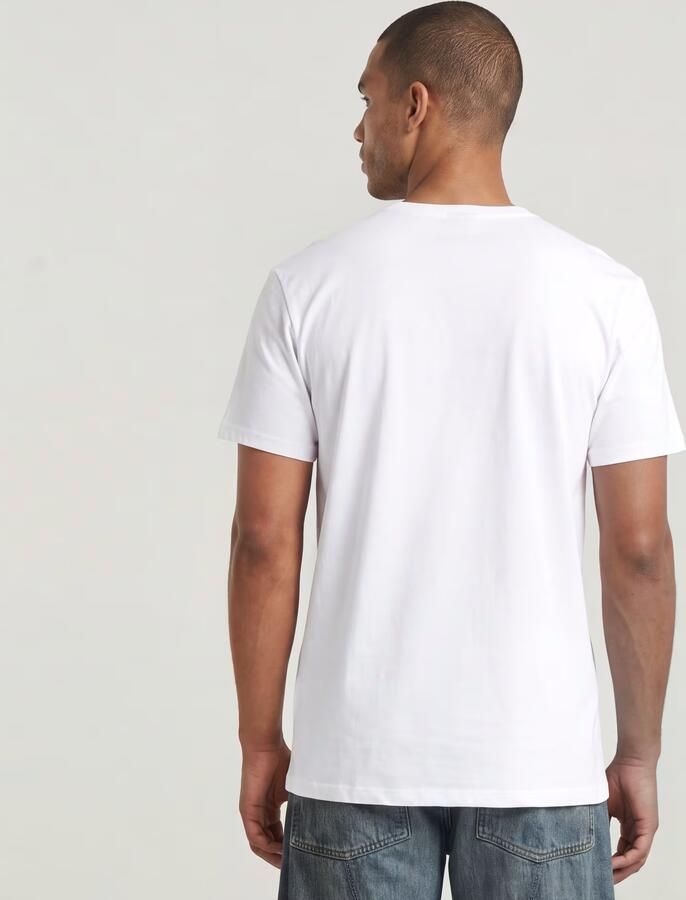 G-Star Raw T-shirt D16411 336 CASE-S R T-110 WHITE - Foto 9