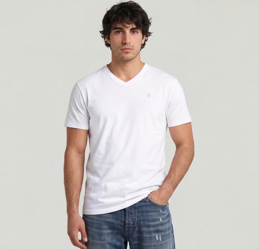G-Star Raw T-shirt met labelprint model 'Base' - Foto 8