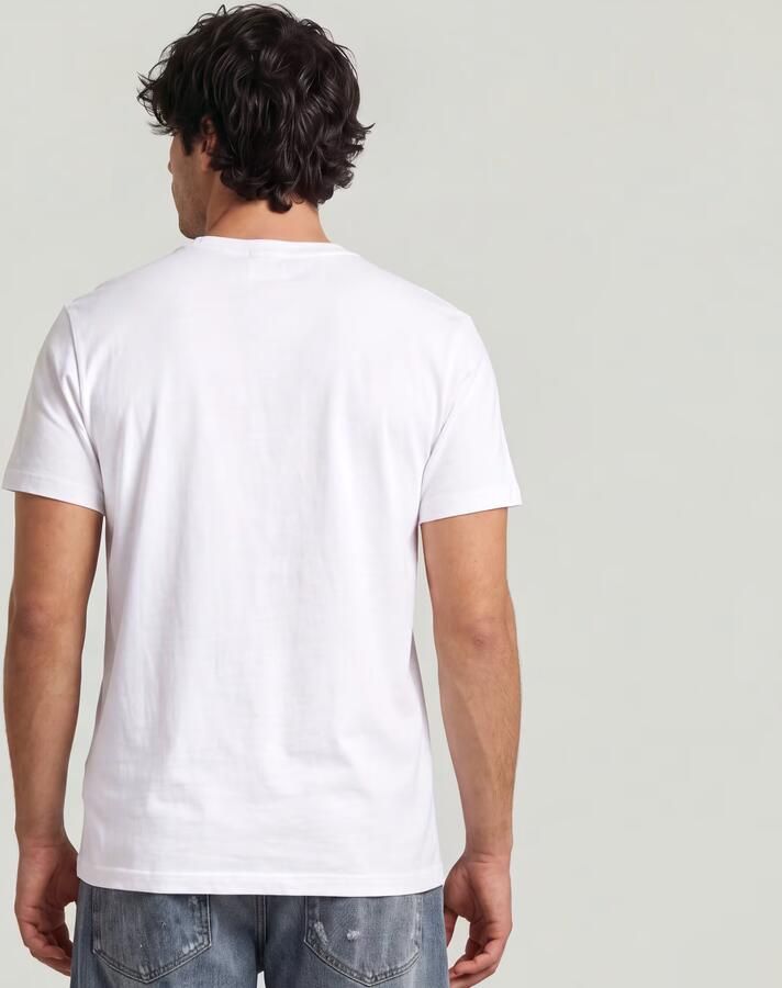 G-Star Raw T-shirt met labelprint model 'Base' - Foto 10