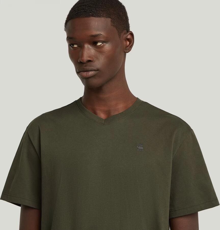 G-Star RAW Base-S V T-Shirt Grijs Heren - Foto 3