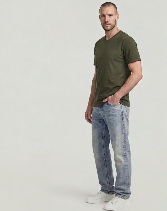 G-Star RAW Base-S V T-Shirt Grijs Heren - Foto 5
