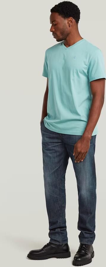 G-Star RAW Base-S V T-Shirt Midden blauw Heren - Foto 6