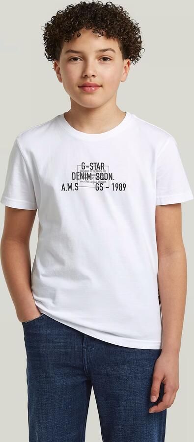 G-Star RAW Base Sleeveless T-Shirt voor jongens Wit jongens