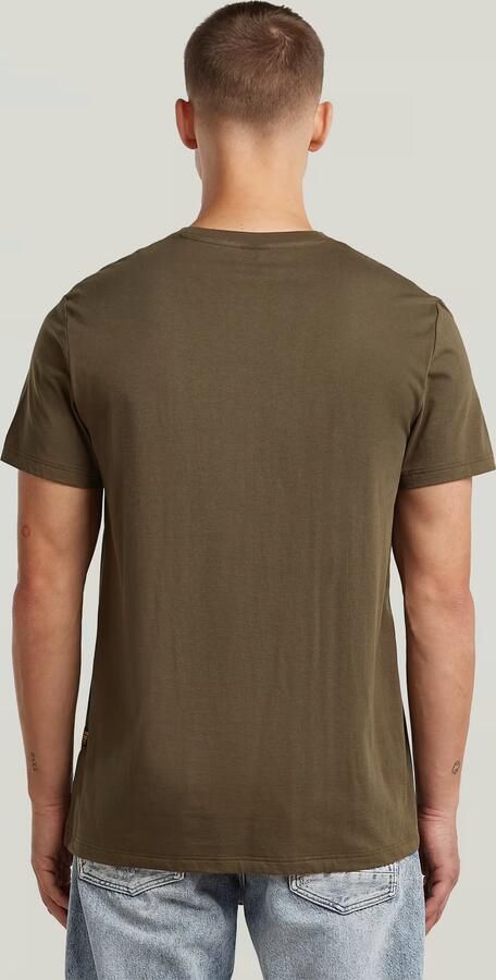 G-Star RAW Base T-Shirt Bruin Heren - Foto 6