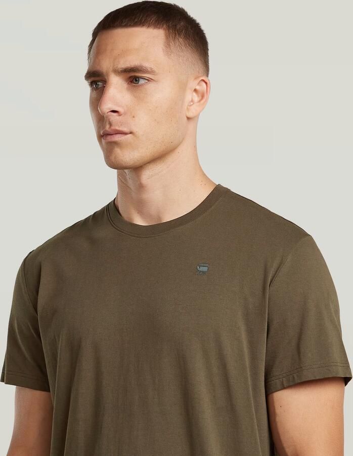 G-Star RAW Base T-Shirt Bruin Heren - Foto 3
