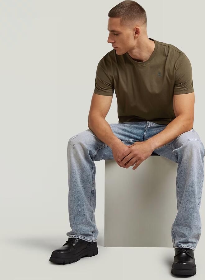 G-Star RAW Base T-Shirt Bruin Heren - Foto 5