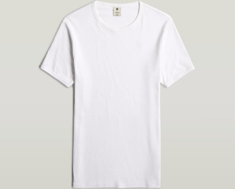G-Star Set van 2 t-shirts met korte mouwen Base r t White Heren - Foto 11