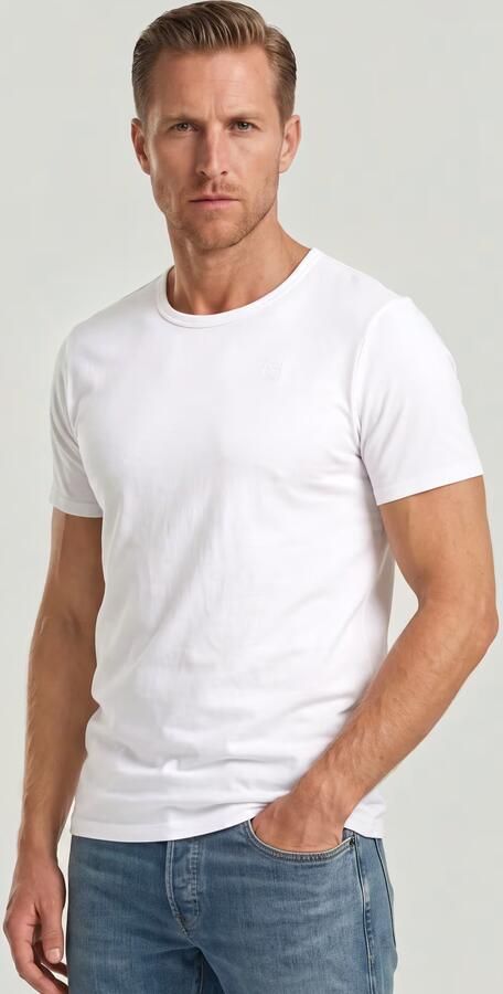 G-Star Set van 2 t-shirts met korte mouwen Base r t White Heren - Foto 16