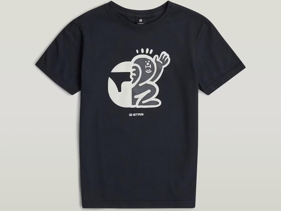 G-Star RAW Base T-Shirt voor jongens Donkerblauw jongens - Foto 3