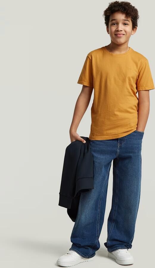 G-Star RAW Base T-Shirt voor jongens Geel jongens - Foto 4