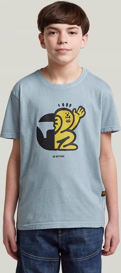 G-Star RAW Base T-Shirt voor jongens Lichtblauw jongens
