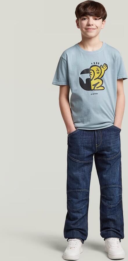 G-Star RAW Base T-Shirt voor jongens Lichtblauw jongens - Foto 4