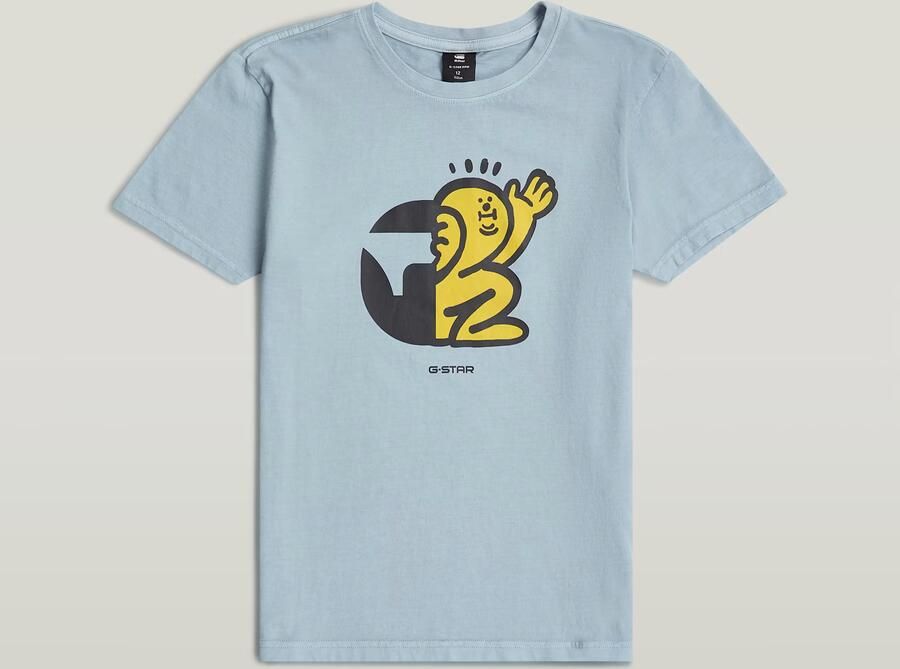 G-Star RAW Base T-Shirt voor jongens Lichtblauw jongens - Foto 3
