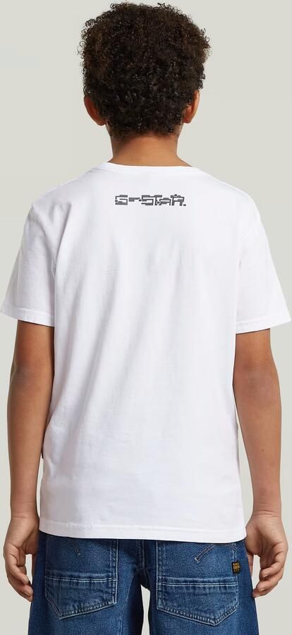 G-Star RAW Base T-Shirt voor jongens Wit jongens - Foto 5