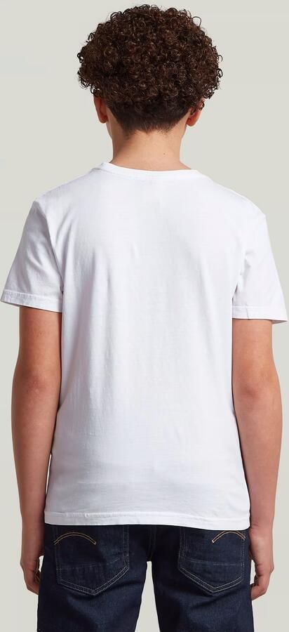 G-Star RAW Base T-Shirt voor jongens Wit jongens - Foto 7