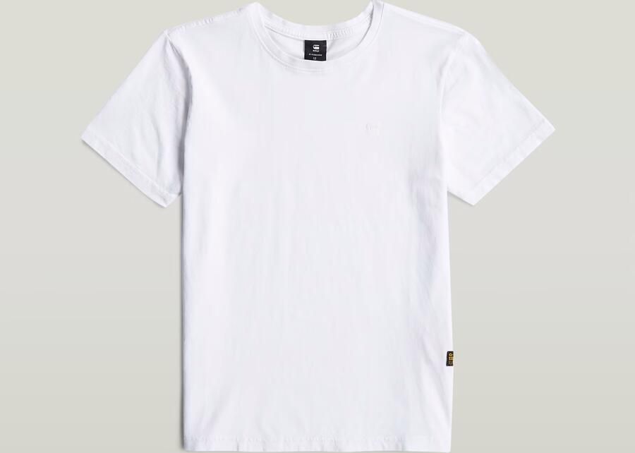 G-Star RAW Base T-Shirt voor jongens Wit jongens - Foto 6