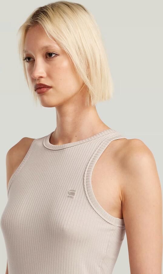 G-Star RAW Base Tanktop Beige Dames - Foto 2