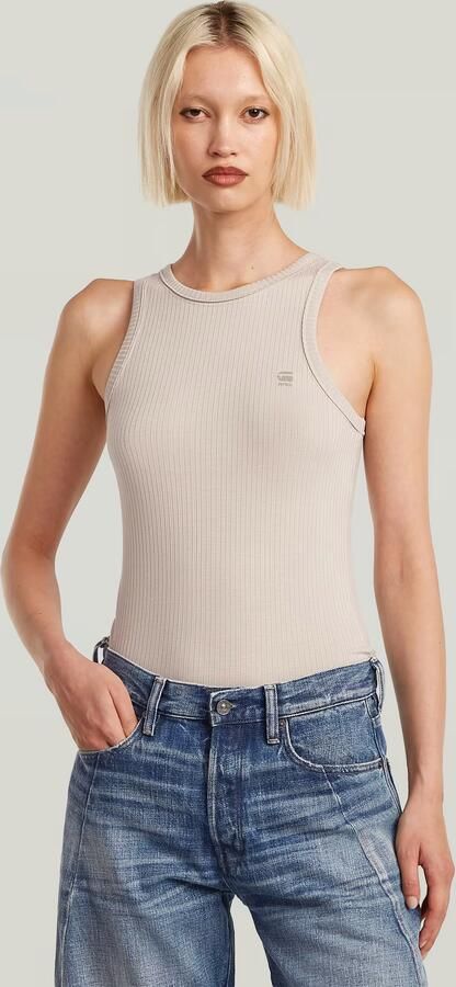 G-Star RAW Base Tanktop Beige Dames - Foto 4