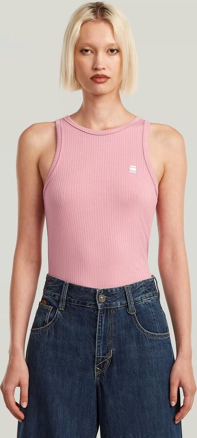 G-Star RAW Base Tanktop Roze Dames - Foto 5