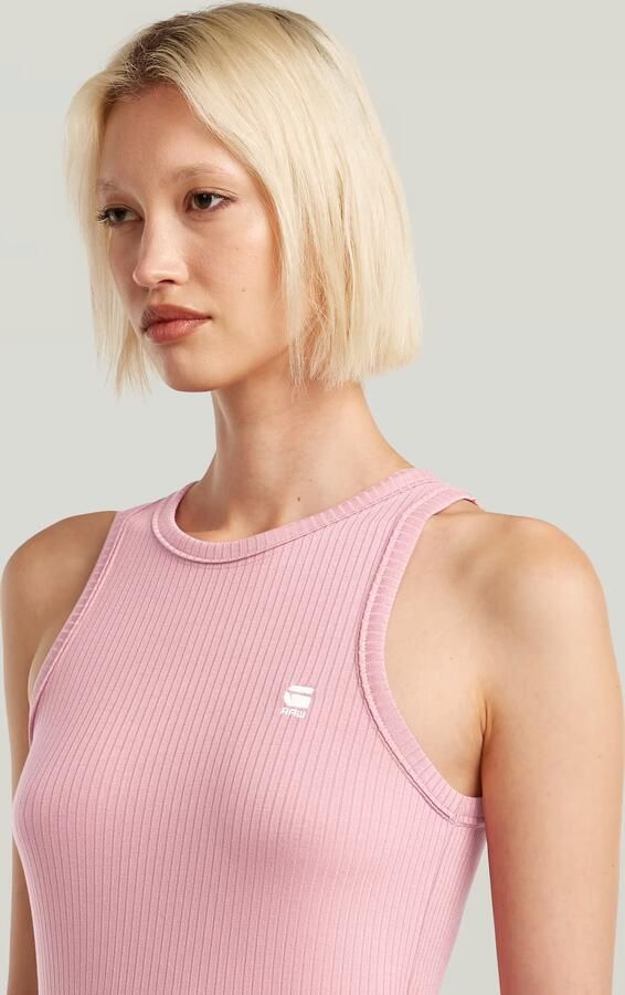 G-Star RAW Base Tanktop Roze Dames - Foto 3